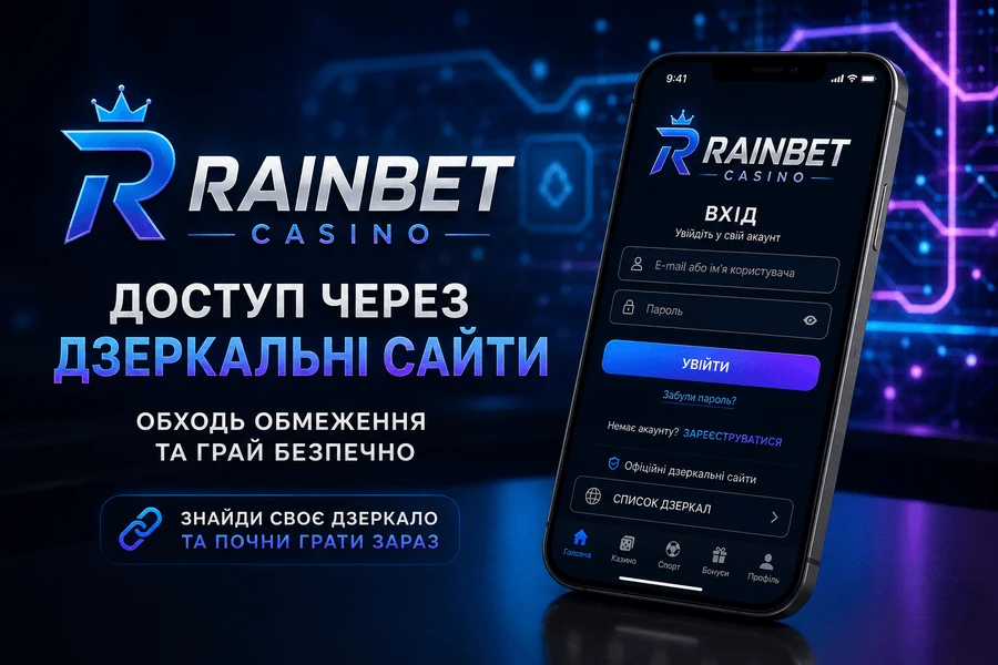Реєстрація в Rainbet Casino Україна